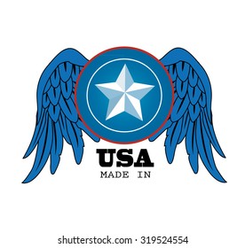 Vector 'Made in the USA