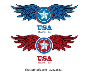 Vector 'Made in the USA