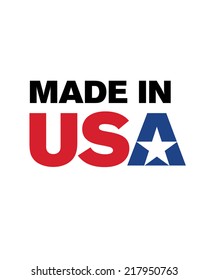 Vector 'Made in the USA' logo 