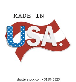 Vector 'Made in the USA' logo