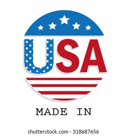 Vector 'Made in the USA' logo