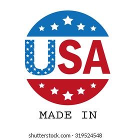 Vector 'Made in the USA' logo
