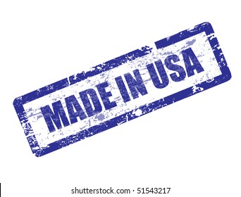 Vector Made In Usa Stamp