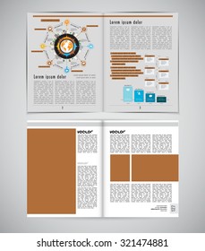 Vector magazine spread
