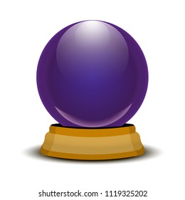 vector magic ball on a white background