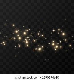 Vector magic glow. Sparkling light, sparkle sparkle Sparkling dust png. Sparkling magical dust. Christmas light.	