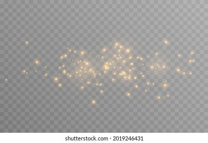 Vector magic glow. Sparkling light, sparkle dust png. Sparkling magical dust. Christmas light.