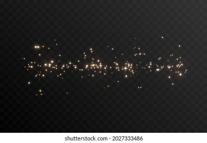 Vector magic glow. Sparkling light, sparkle dust png. Sparkling magical dust. Christmas light.