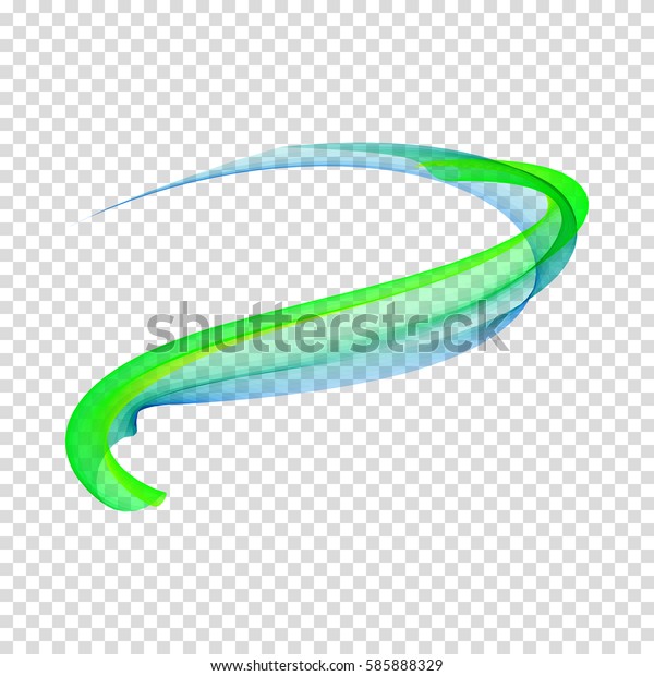 Vector Magic Glowing Swirl Trail Transparent Stock Vector (Royalty Free ...