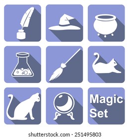 vector magic icons set