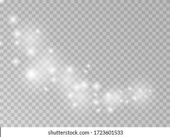 Vector Magic Shine Dust Light Effect Falling Star Trail. Png, Eps,ai