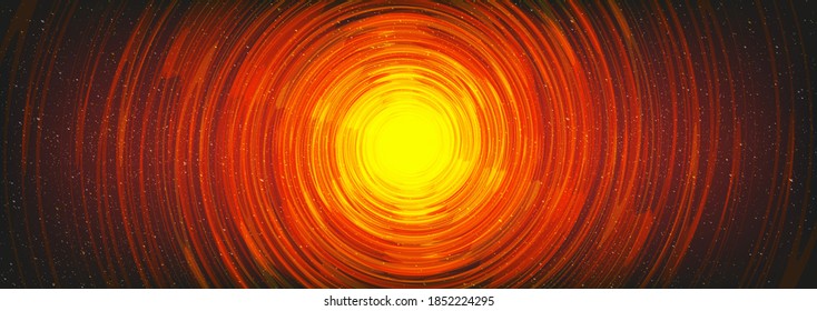 Vector Magic Spiral black hole on Cosmic Universe background on interstellar Galaxy,Free Space For text.