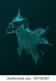Vector magic spirit - Hand drawn