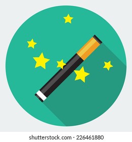 Vector magic wand icon
