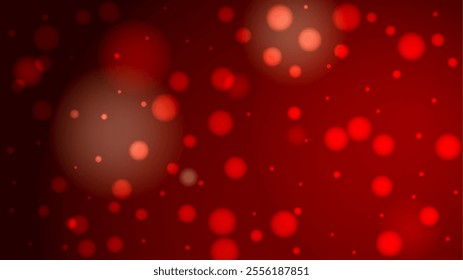 Vector Magical Glowing Background with Dark Blue and Purple Falling Bokeh Circles on Black. Christmass and New Year Poster. Baby Fairy Print. Valentines Day Header. Wedding day.