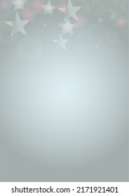 Vector Magical Glowing Background with Silver and Purple Falling Hexagon Snowflakes on Black. Falling Snow. Glittery Confetti Frame. Cosmic Bokeh Light. Christmas and New Year Poster. Winter Sky.