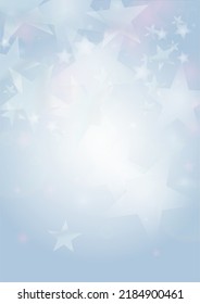 Fondo brillante vectorial mágico con estrellas de plata y morado en gris. Sparkle Star Sky Cover y Card Design. Marco De Confetti Glittery. Afiche de Navidad y Año Nuevo. Impresión de hadas para bebés.