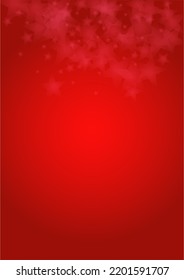 Vector Magical Glowing Background with Silver White and Purple Falling Stars on Red. Sparkle Star Night Cover and Card Design. Christmas and New Year Poster. Noel Poster Design.