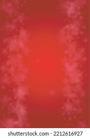 Vector mágico fondo brillante con estrellas blancas plateadas y moradas cayendo en rojo. Sparkle Star Night Cover y Card Design. Afiche de Navidad y Año Nuevo. Marco De Confetti Glittery.