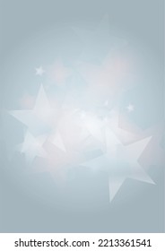 Vector Magical Glowing Background with Silver and Purple Falling Hexagon on Blue. Falling Snow. Glittery Confetti Frame. Christmas and New Year Design. Winter Sky. Summer Sunshine. Water Bokeh Splash.