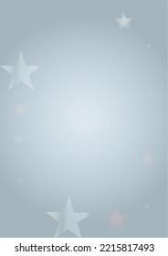 Vector Magical Glowing Background with Silver and Purple Falling Stars on Grey. Sparkle Star Sky Cover and Card Design. Glittery Confetti Frame. Christmas and New Year Poster. Baby Fairy Print.