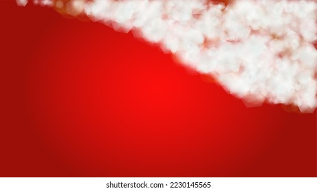 Vector Magical Glowing Background with Silver White and Purple Falling Stars on Red. Sparkle Star Night Cover and Card Design. Confetti Frame. Cosmic Bokeh Light. Christmas and New Year Poster.