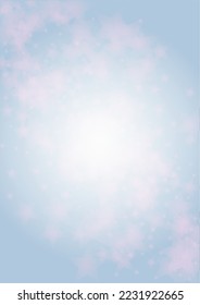 Vector Magical Glowing Background with Silver and Purple Falling Stars on Grey. Sparkle Star Sky Cover and Card Design. Glittery Confetti Frame. Christmas and New Year Poster. Cosmic Bokeh Light.