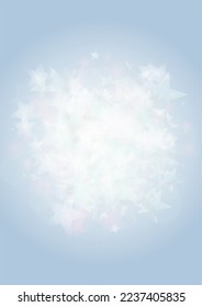 Vector Magical Glowing Background with Silver and Purple Falling Stars on Grey. Sparkle Star Sky Cover and Card Design. Glittery Confetti Frame. Christmas and New Year Poster. Baby Fairy Print.