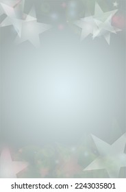 Vector Magical Glowing Background with Silver and Purple Falling Hexagon Snowflakes on Black. Falling Snow. Glittery Confetti Frame. Cosmic Bokeh Light. Christmas and New Year Poster. Winter Sky.