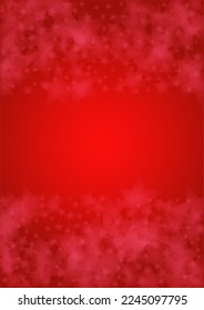 Vector Magical Glowing Background with Silver White and Purple Falling Stars on Red. Sparkle Star Night Cover and Card Design. Christmas and New Year Poster. Starry Festive Cover.