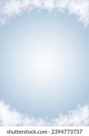 Vector Magical Glowing Background with Silver and Purple Falling Stars on Grey. Sparkle Star Sky Cover and Card Design. Glittery Confetti Frame. Christmas and New Year Poster. Cosmic Bokeh Light.