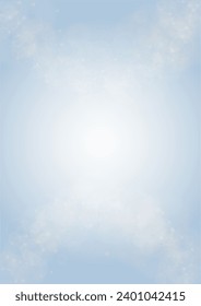 Vector Magical Glowing Background with Silver and Purple Falling Stars on Grey. Sparkle Star Sky Cover and Card Design. Glittery Confetti Frame. Christmas and New Year Poster. Cosmic Bokeh Light.