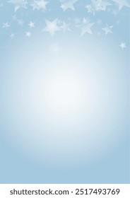 Vector Magical Glowing Background with Silver and Purple Falling Stars on Grey. Sparkle Star Sky Cover and Card Design. Glittery Confetti Frame. Christmas and New Year Poster. Cosmic Bokeh Light.