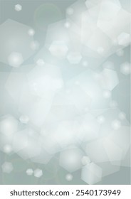 Vetor Magical Fundo brilhante com prata e roxo queda hexágono em azul. Neve Caindo. Quadro de Confete Brilhante. Natal e Ano Novo Design. Céu de inverno. Verão Sol. Água Bokeh Splash.