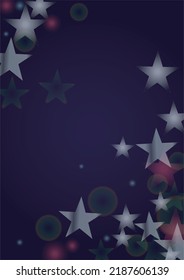 El fondo del Vector mágico de oro brilla con unos Círculos brillantes borrosos en negro. Textura de niebla estelar. Impresión de vacaciones brillante. Diseño de Navidad y Año Nuevo. Luz brillante en morado oscuro. Fondo Bokeh.