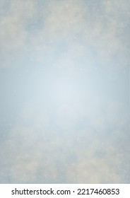 Vector Magical Gold Shine Background with Blurred Glowing Circles on Black. Starlight Fog Texture. Glitter Holiday Print. Christmas and New Year Design. Glowing Light on Dark Purple. Bokeh Background.