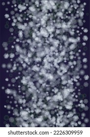 El fondo del Vector mágico de oro brilla con unos Círculos brillantes borrosos en negro. Textura de niebla estelar. Impresión de vacaciones brillante. Diseño de Navidad y Año Nuevo. Luz brillante en morado oscuro. Fondo Bokeh.