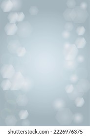 Vector Magical Gold Shine Background with Blurred Glowing Circles on Black. Starlight Fog Texture. Glitter Holiday Print. Christmas and New Year Design. Glowing Light on Dark Purple. Bokeh Background.