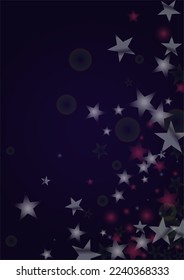 Vector Magical Gold Shine Background with Blurred Glowing Circles on Black. Starlight Fog Texture. Glitter Holiday Print. Christmas and New Year Design. Glowing Light on Dark Purple. Bokeh Background.