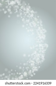 Vector Magical Gold Shine Background with Blurred Glowing Circles on Black. Starlight Fog Texture. Glitter Holiday Print. Christmas and New Year Design. Glowing Light on Dark Purple. Bokeh Background.