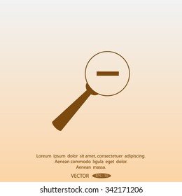 Vector Magnifier Glass and Zoom 