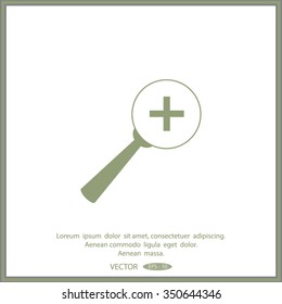 Vector Magnifier Glass and Zoom