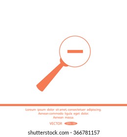Vector Magnifier Glass and Zoom