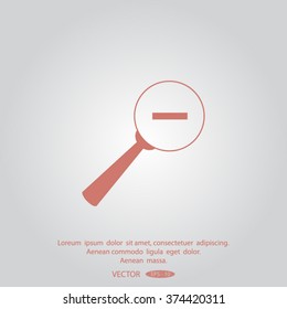 Vector Magnifier Glass and Zoom