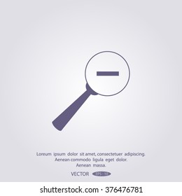 Vector Magnifier Glass and Zoom