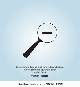 Vector Magnifier Glass and Zoom