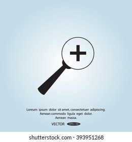 Vector Magnifier Glass and Zoom