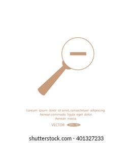 Vector Magnifier Glass and Zoom