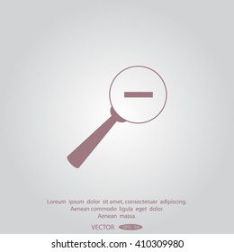 Vector Magnifier Glass and Zoom