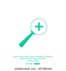 Vector Magnifier Glass and Zoom